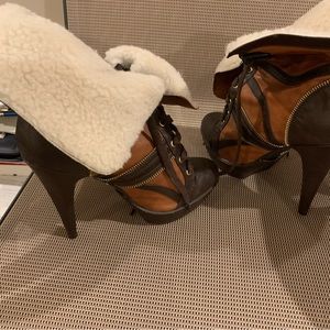 House of Dereon Lace Up Boots